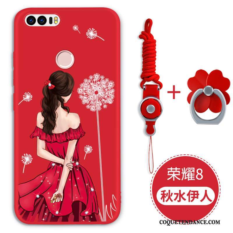 Huawei P8 Lite 2017 Coque Tout Compris De Téléphone Incassable Rouge Étui