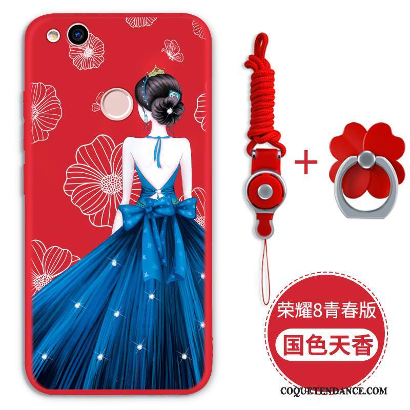 Huawei P8 Lite 2017 Coque Tout Compris De Téléphone Incassable Rouge Étui