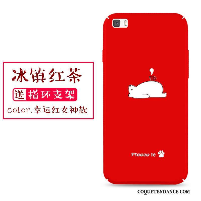 Huawei P8 Lite Coque Incassable Protection Jeunesse Étui Rouge