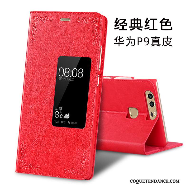 Huawei P9 Coque Tout Compris De Téléphone Incassable Protection Étui En Cuir