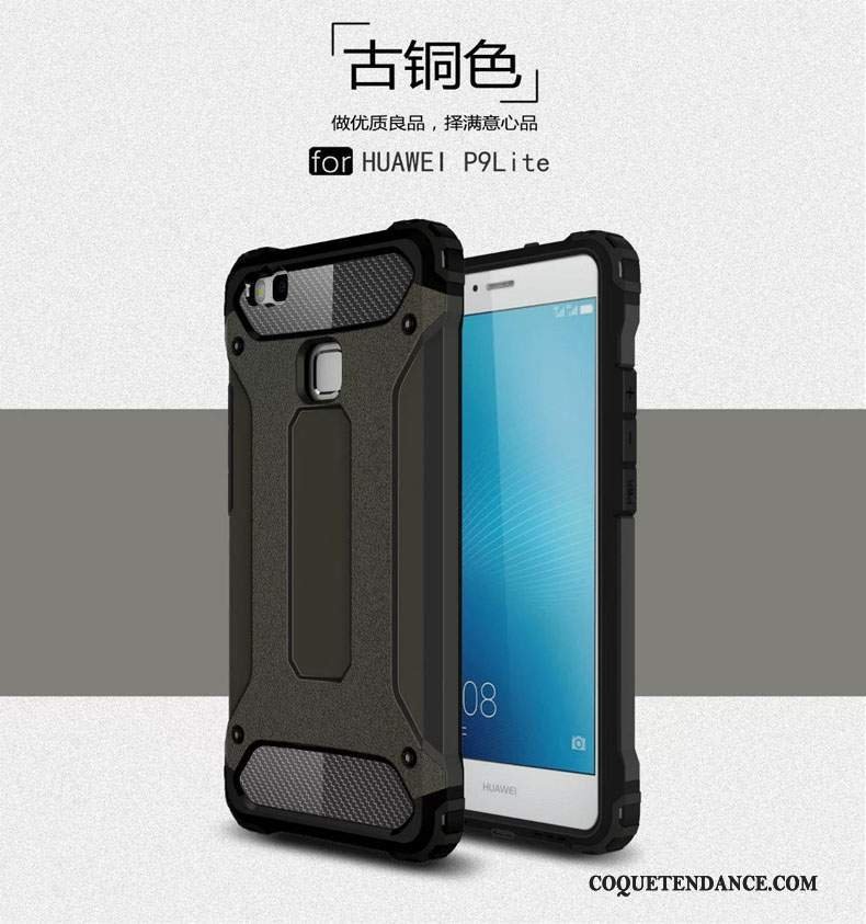 Huawei P9 Lite Coque Étui Silicone De Téléphone Protection Argent