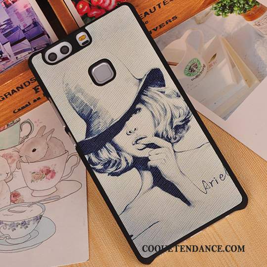 Huawei P9 Plus Coque Border De Téléphone Couvercle Arrière Dessin Animé Mince