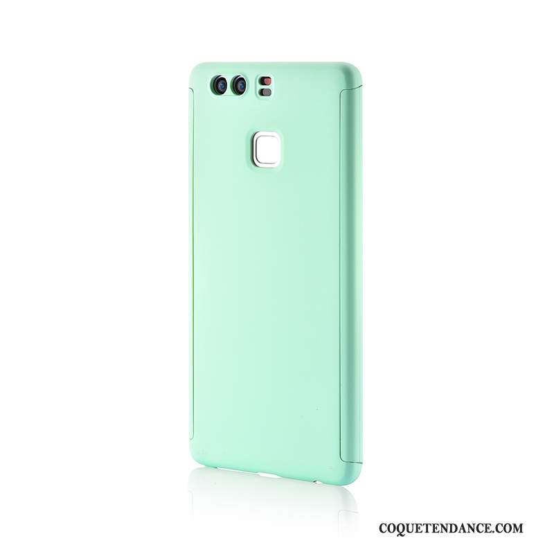 Huawei P9 Plus Coque Difficile Incassable Étui Vert Tendance