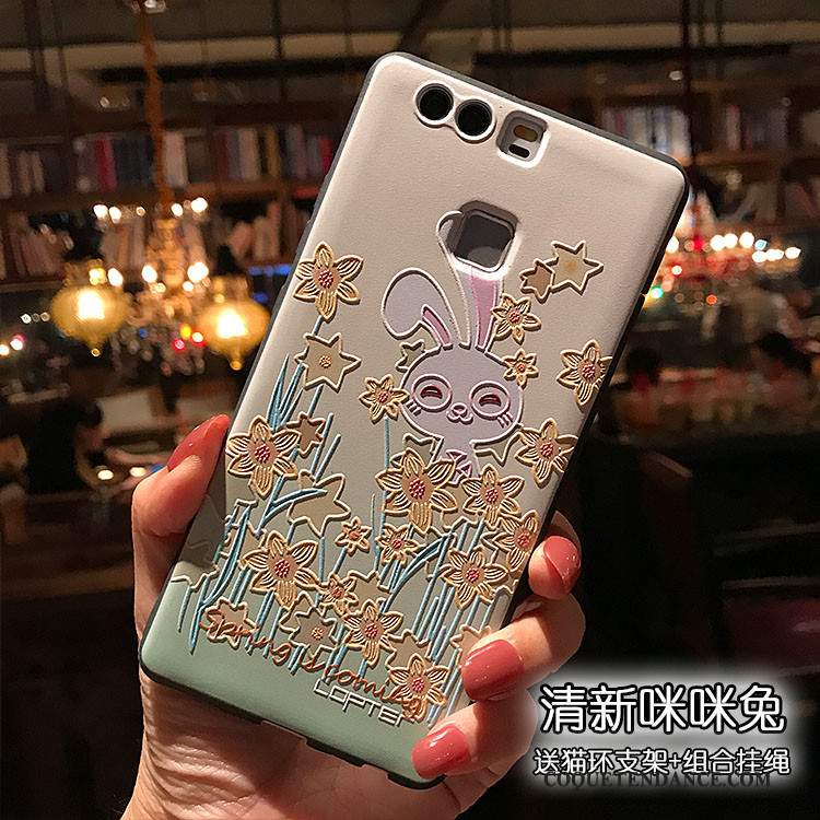 Huawei P9 Plus Coque Fluide Doux Multicolore Tout Compris Délavé En Daim