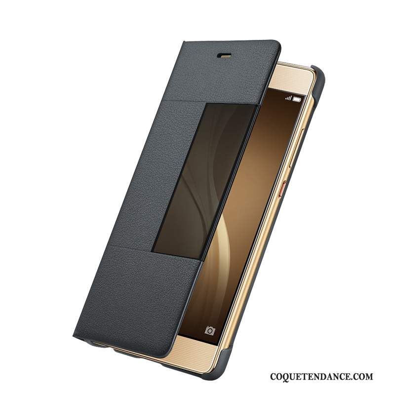 Huawei P9 Plus Coque Housse Étui Protection Or Tendance