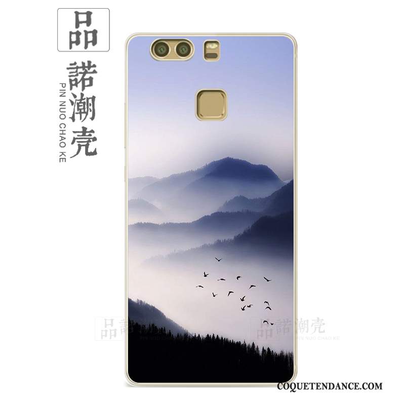 Huawei P9 Plus Coque Paysage Fluide Doux Très Mince Jeunesse