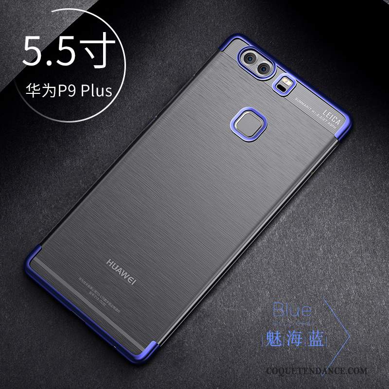 Huawei P9 Plus Coque Personnalité Incassable Silicone Transparent Protection