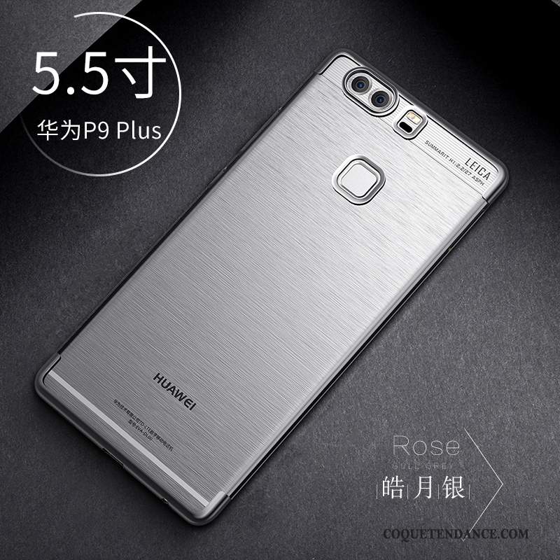 Huawei P9 Plus Coque Personnalité Incassable Silicone Transparent Protection