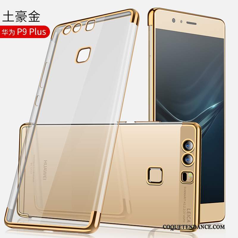 Huawei P9 Plus Coque Placage Transparent Fluide Doux De Téléphone Incassable