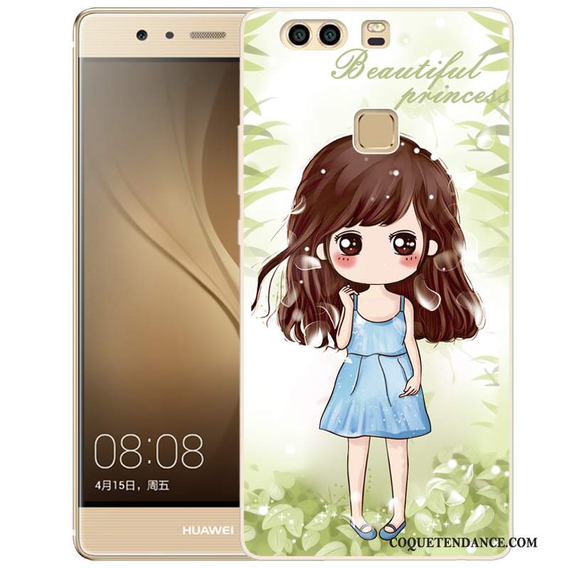 Huawei P9 Plus Coque Protection Fluide Doux Peinture Étui Dessin Animé