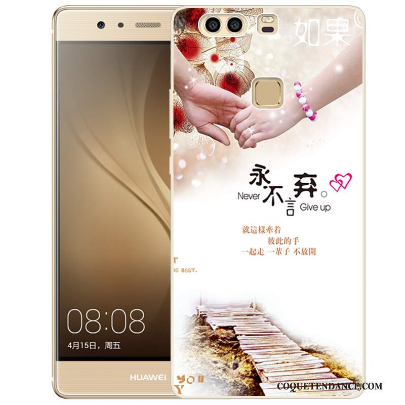 Huawei P9 Plus Coque Protection Fluide Doux Peinture Étui Dessin Animé