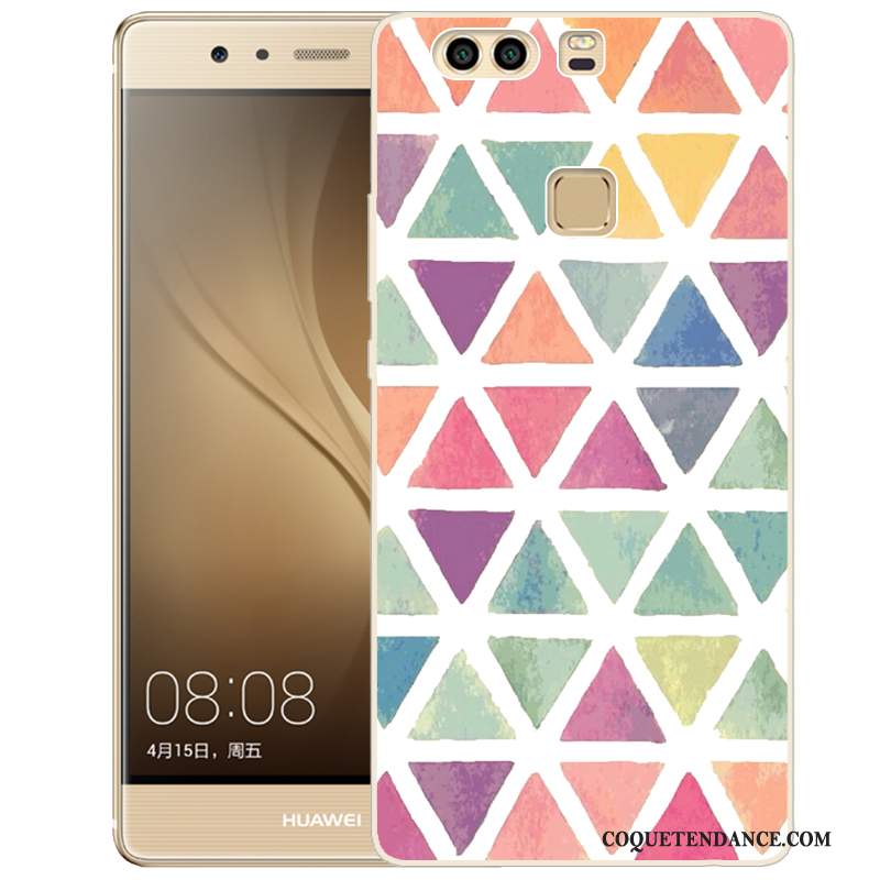 Huawei P9 Plus Coque Protection Fluide Doux Peinture Étui Dessin Animé