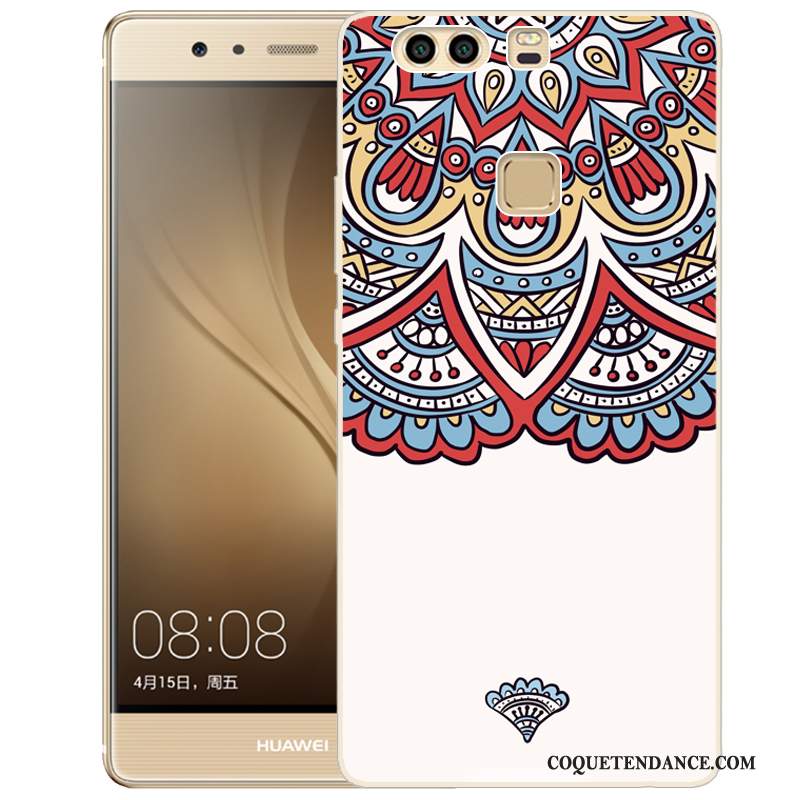 Huawei P9 Plus Coque Protection Fluide Doux Peinture Étui Dessin Animé