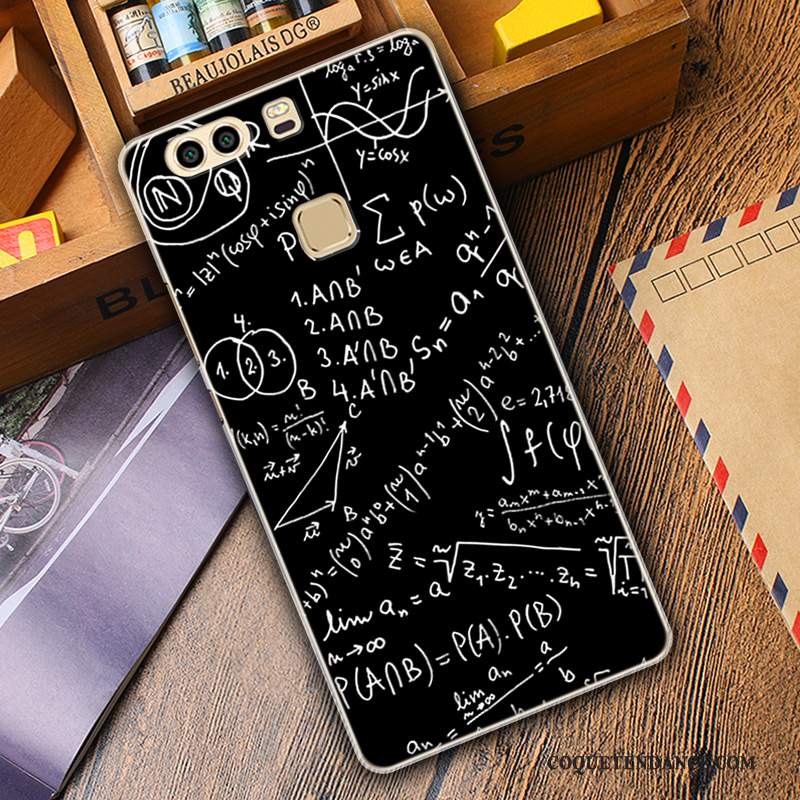 Huawei P9 Plus Coque Protection Silicone Dessin Animé Kaki