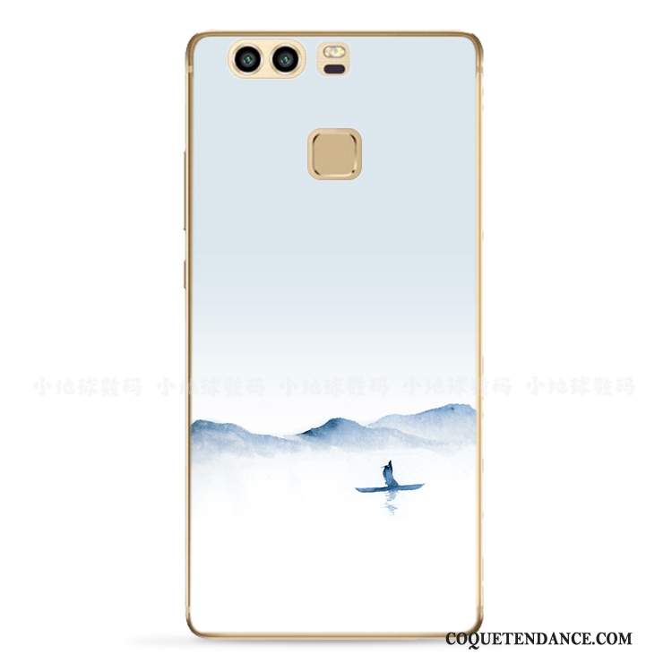 Huawei P9 Plus Coque Silicone Paysage Tout Compris Protection Étui