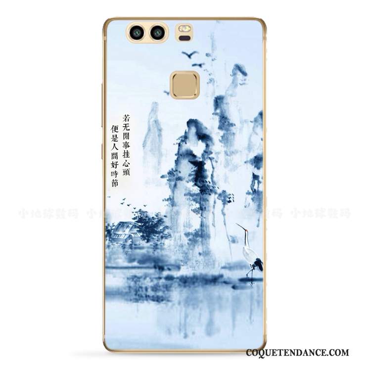 Huawei P9 Plus Coque Silicone Paysage Tout Compris Protection Étui