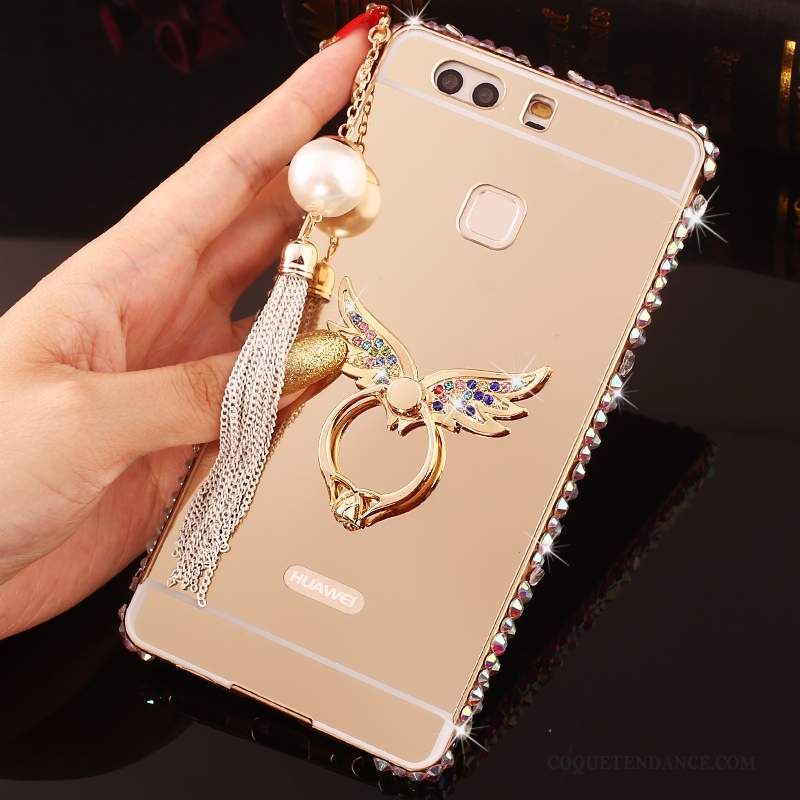 Huawei P9 Plus Coque Strass Étui Protection De Téléphone Rose