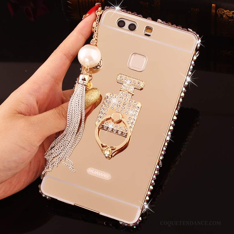 Huawei P9 Plus Coque Strass Étui Protection De Téléphone Rose