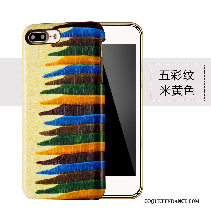 Huawei P9 Plus Coque Étui Couture Couleurs Cuir Véritable Multicolore De Téléphone