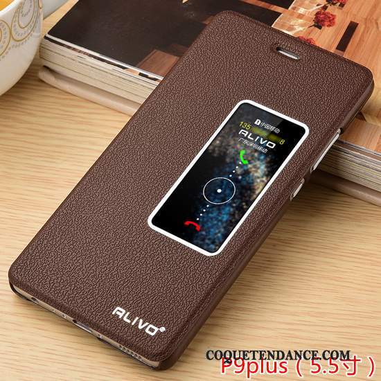Huawei P9 Plus Coque Étui De Téléphone Étui En Cuir Or Tout Compris