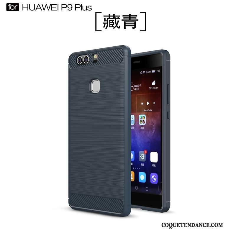 Huawei P9 Plus Coque Étui Nouveau Noir Tendance Protection