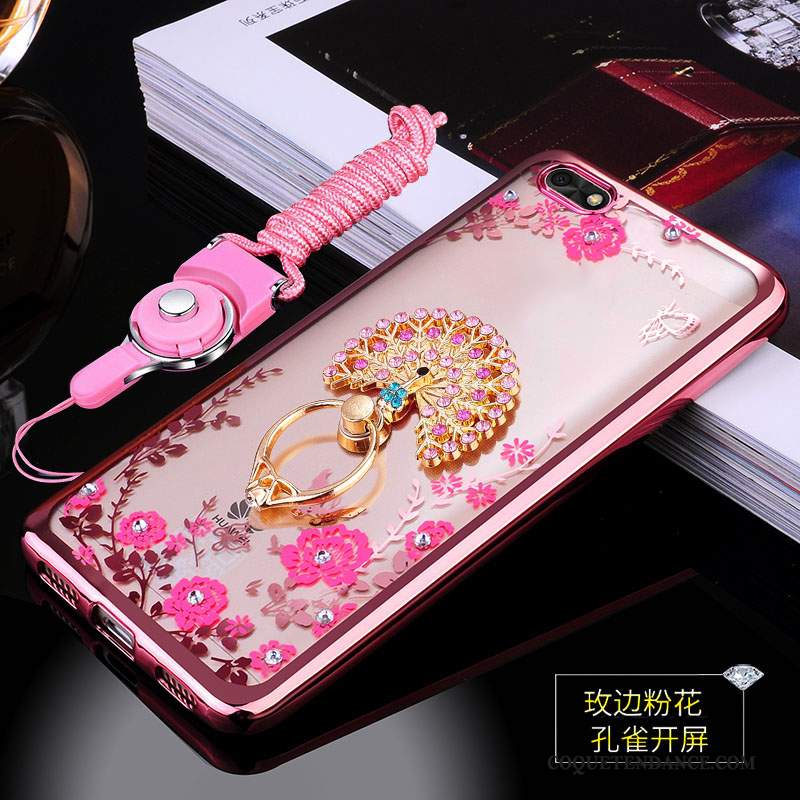 Huawei Y5 2018 Coque Protection Incassable Fluide Doux Silicone Rose