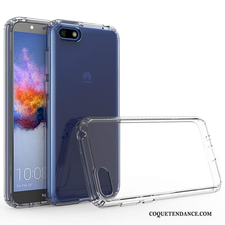 Huawei Y5 2018 Coque Protection Transparent Incassable Europe Étui