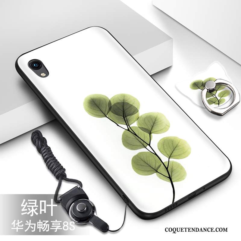 Huawei Y5 2019 Coque Étui Vert Protection Fluide Doux De Téléphone
