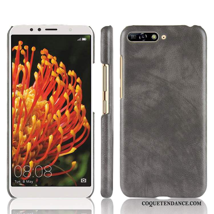 Huawei Y6 2018 Coque Incassable Modèle Fleurie Étui Protection