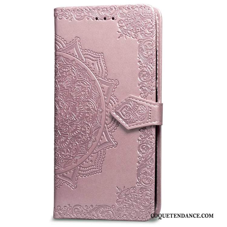 Huawei Y6 2018 Coque Tout Compris Protection Étui En Cuir Clamshell Tendance