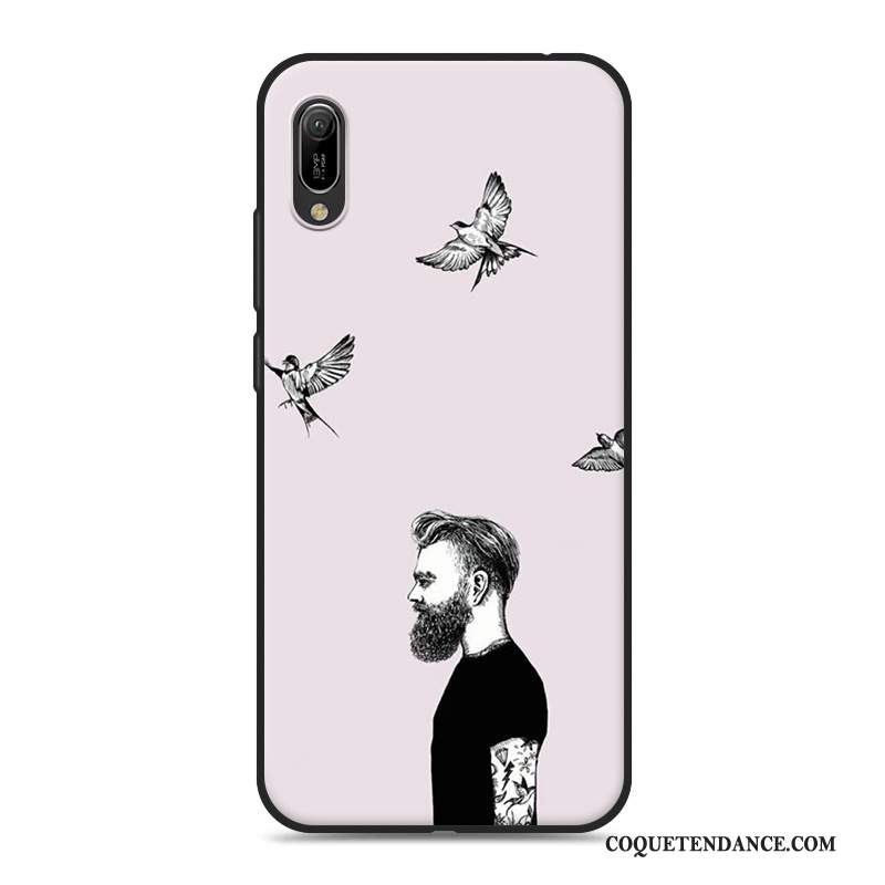 Huawei Y6 2019 Coque Créatif Simple Amoureux Mode Protection