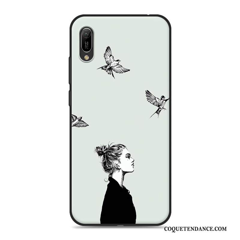 Huawei Y6 2019 Coque Créatif Simple Amoureux Mode Protection