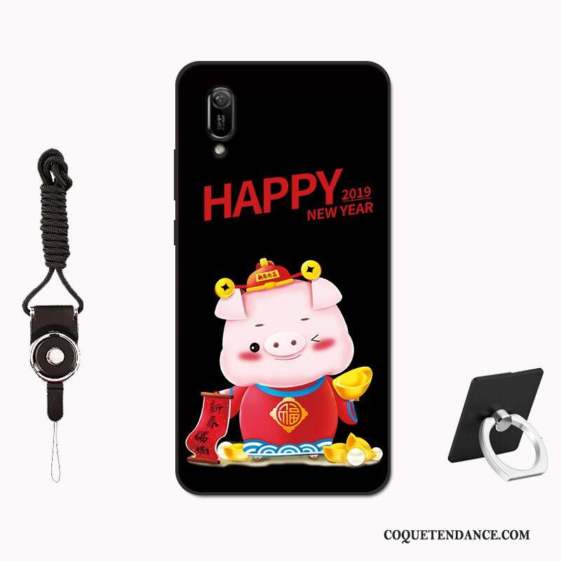 Huawei Y6 2019 Coque Silicone Luxe Personnalité Créatif