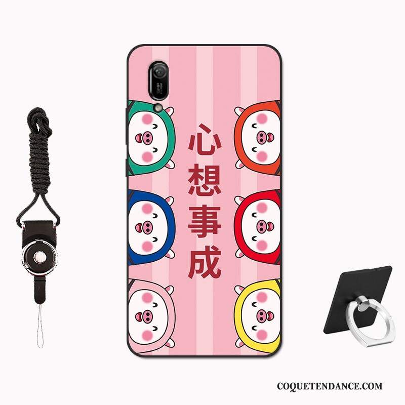 Huawei Y6 2019 Coque Silicone Luxe Personnalité Créatif