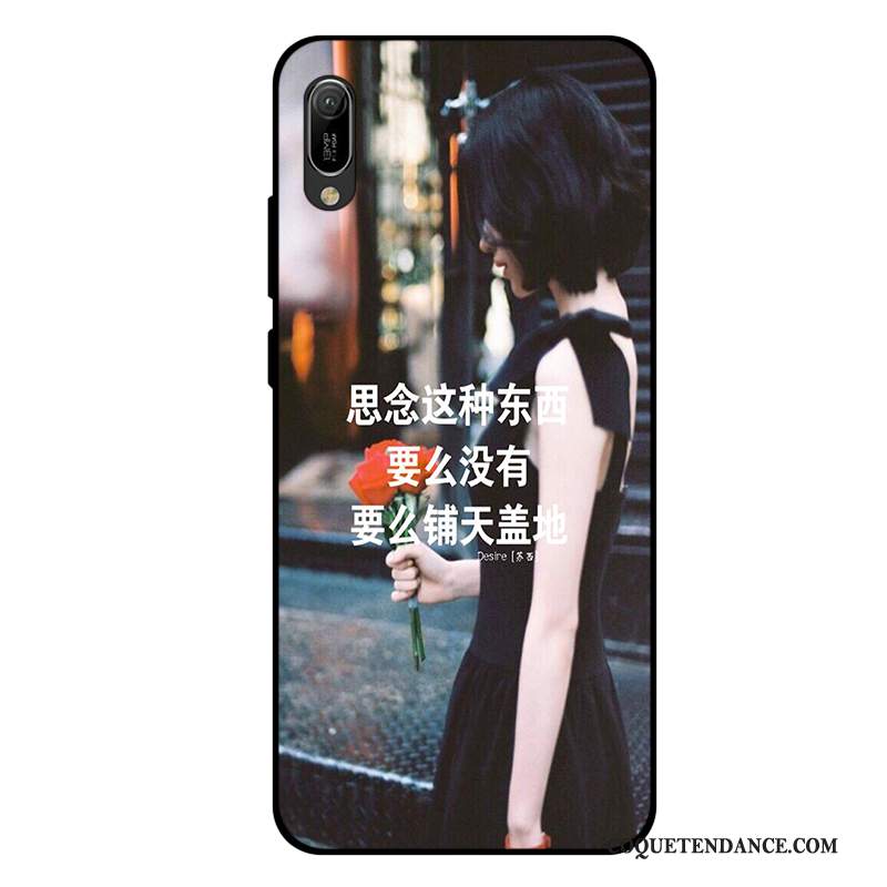 Huawei Y6 2019 Coque Tendance Mode Tout Compris Gris