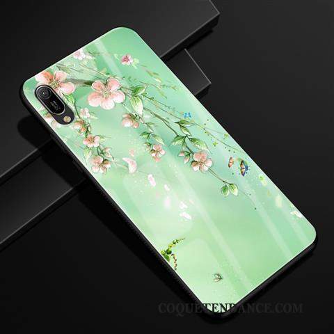 Huawei Y6 2019 Coque Vert Frais Protection Incassable Étui