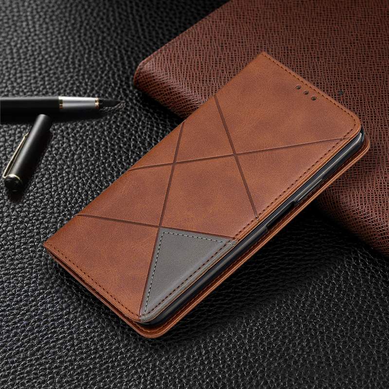 Huawei Y6s Coque Étui En Cuir Tout Compris Protection Housse Rouge