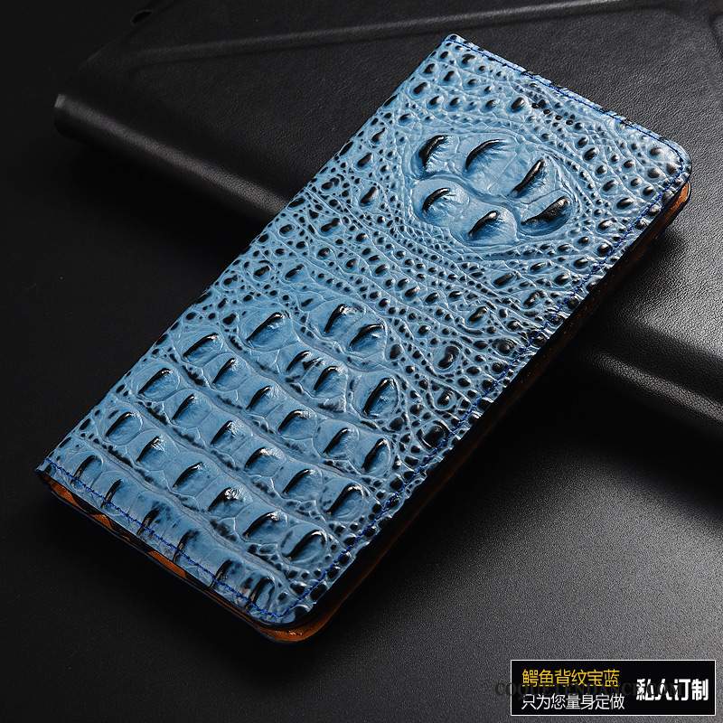 Huawei Y7 2019 Coque Tout Compris Cuir Véritable Modèle Fleurie Étui En Cuir De Téléphone