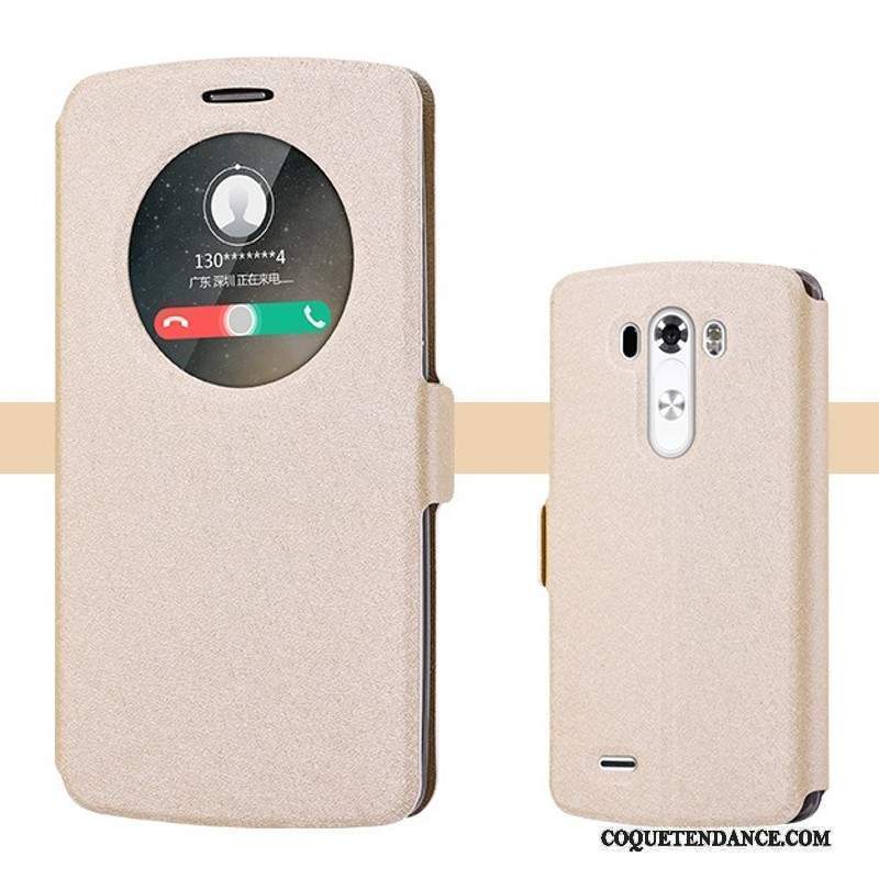 Lg G3 Coque Dormance Tendance Étui En Cuir Protection Rose