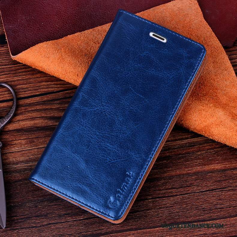 Lg G3 Coque Étui Bleu Étui En Cuir Protection