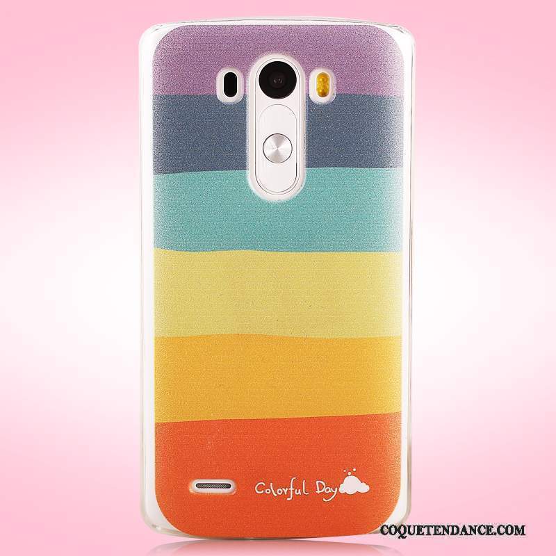 Lg G3 Coque Étui De Téléphone Délavé En Daim Protection Difficile