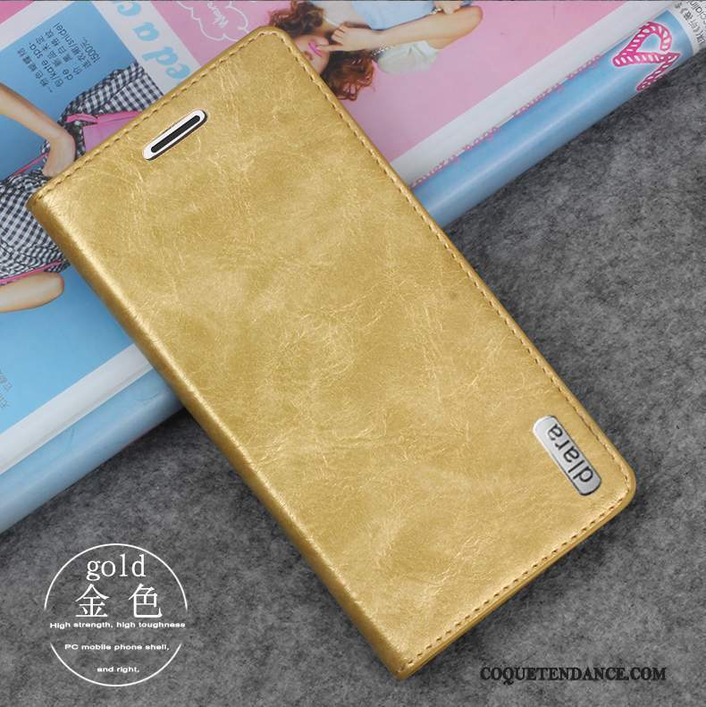 Lg G3 Coque Étui Or Étui En Cuir Protection