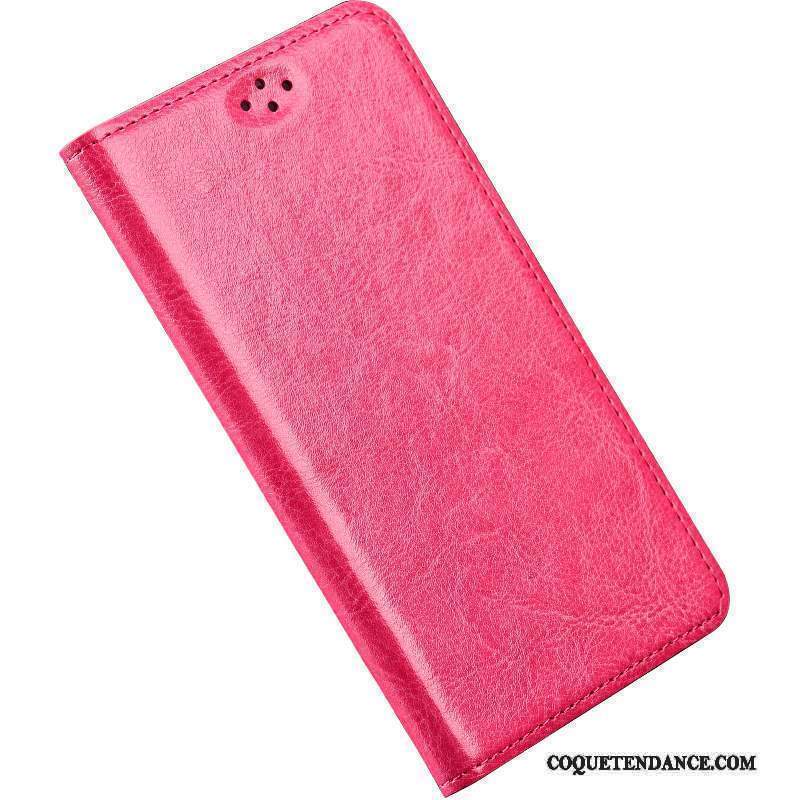 Lg G4 Coque Clamshell Étui Protection Incassable Cuir Véritable