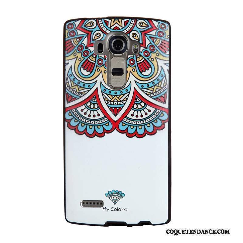 Lg G4 Coque Gaufrage Étui Dessin Animé Protection Tendance