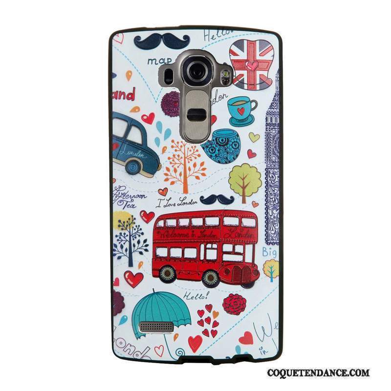 Lg G4 Coque Gaufrage Étui Dessin Animé Protection Tendance