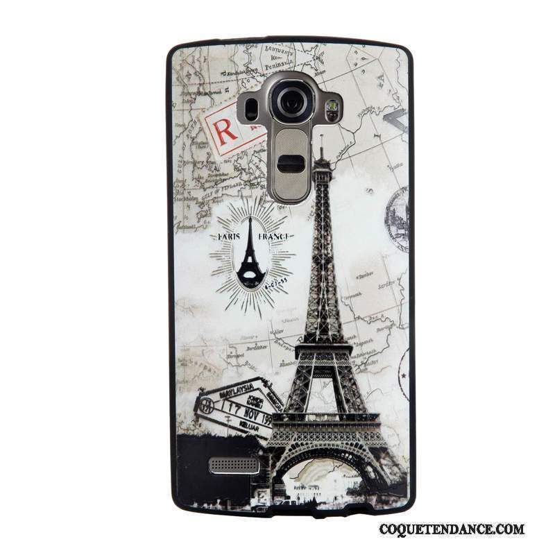 Lg G4 Coque Gaufrage Étui Dessin Animé Protection Tendance