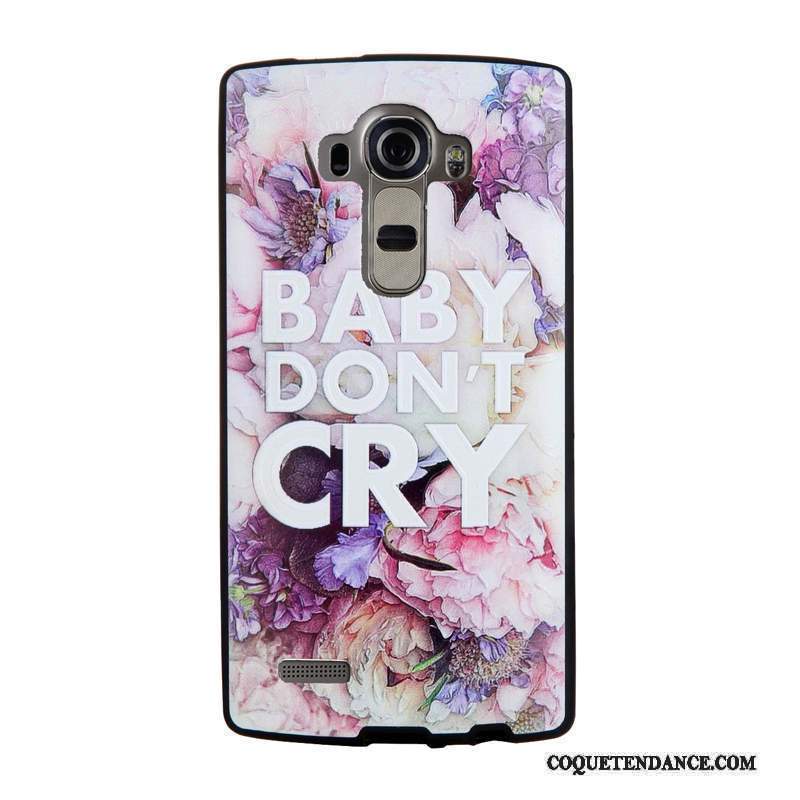 Lg G4 Coque Gaufrage Étui Dessin Animé Protection Tendance