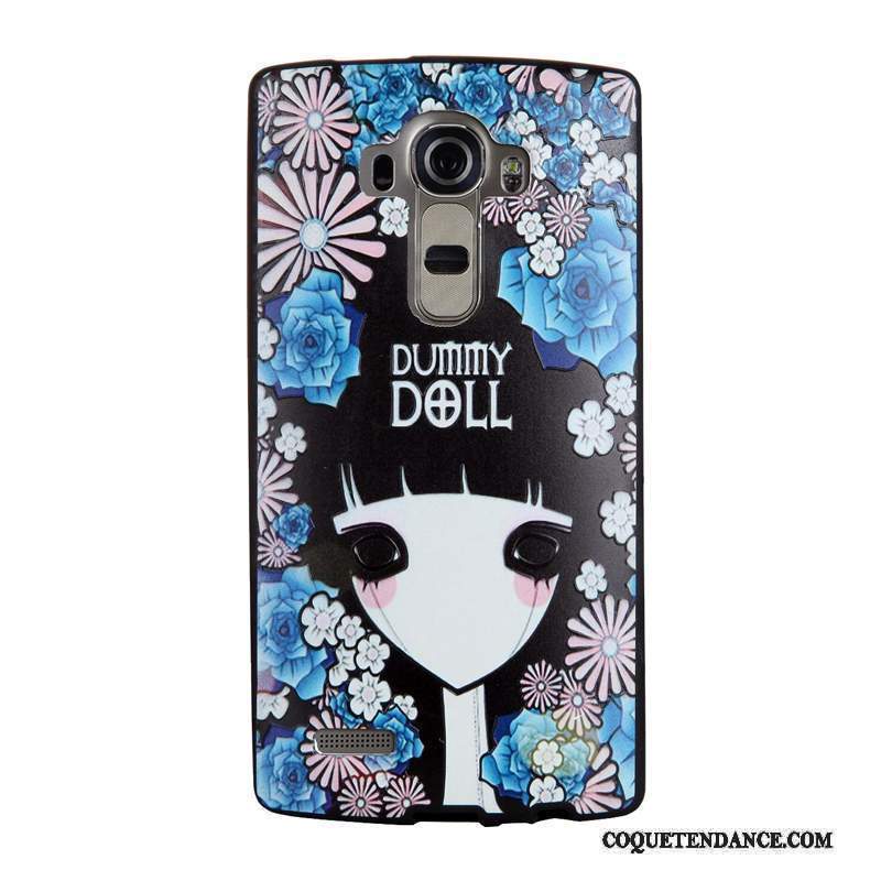 Lg G4 Coque Gaufrage Étui Dessin Animé Protection Tendance