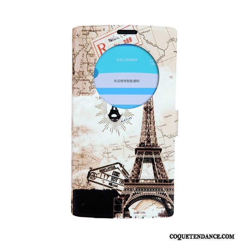 Lg G4 Coque Ouvrir La Fenêtre Tendance Support Fluide Doux Protection