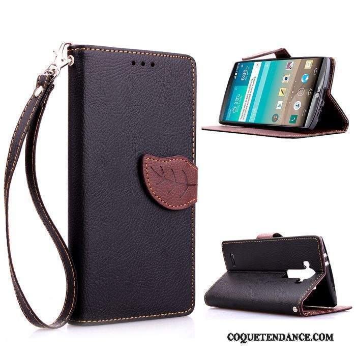 Lg G4 Coque Protection De Téléphone Étui En Cuir Portefeuille Incassable